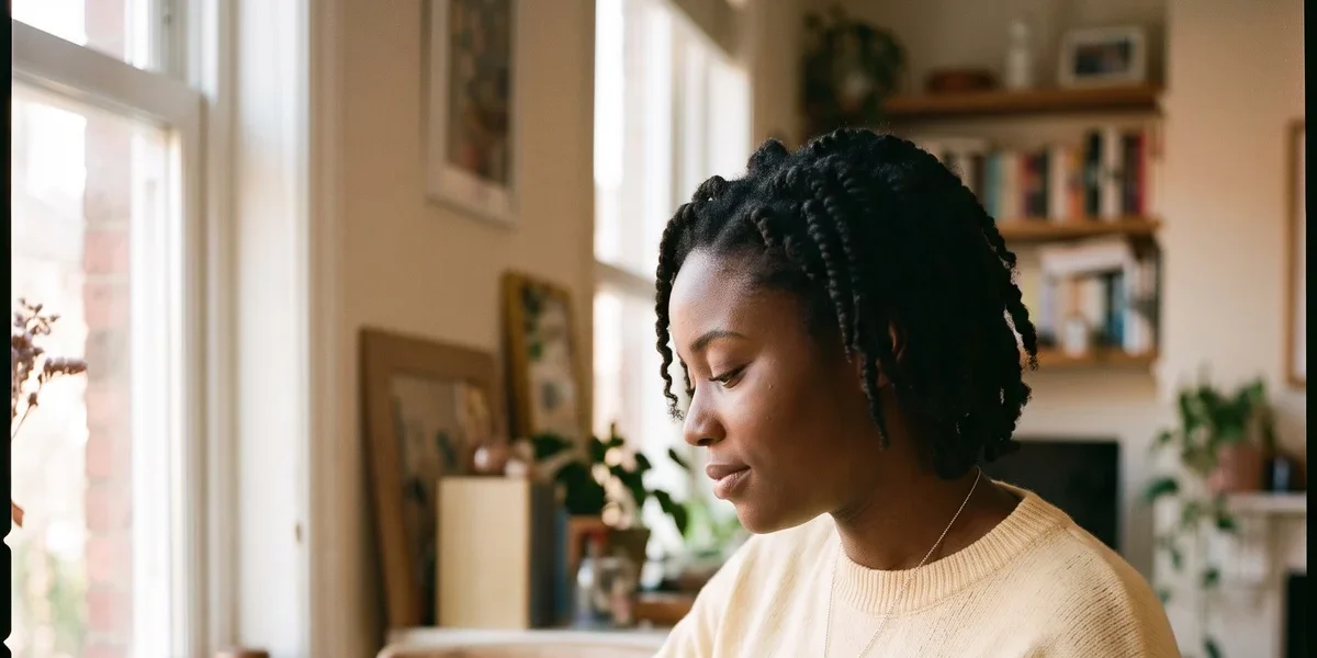Birth mother writing a letter, one of the most common forms of contact in open adoption