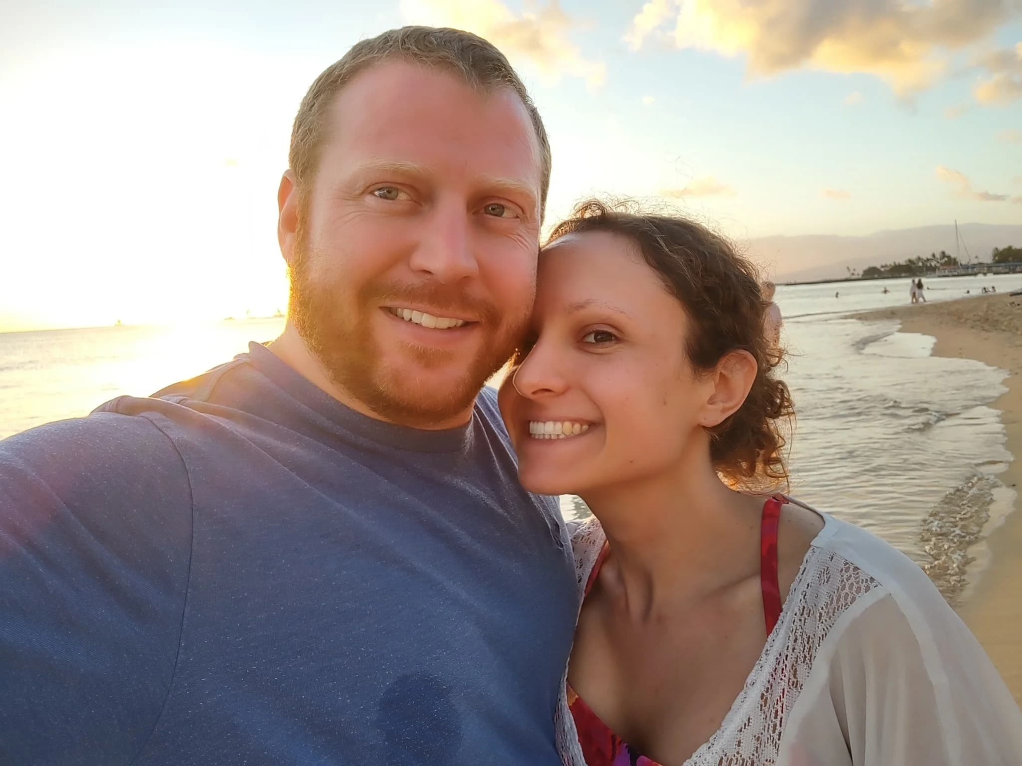 Cyle and Megan, profile portrait