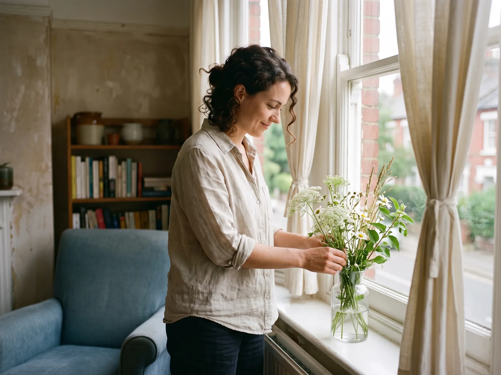 A single woman preparing her welcoming home — most adults who pass a home study can adopt a baby