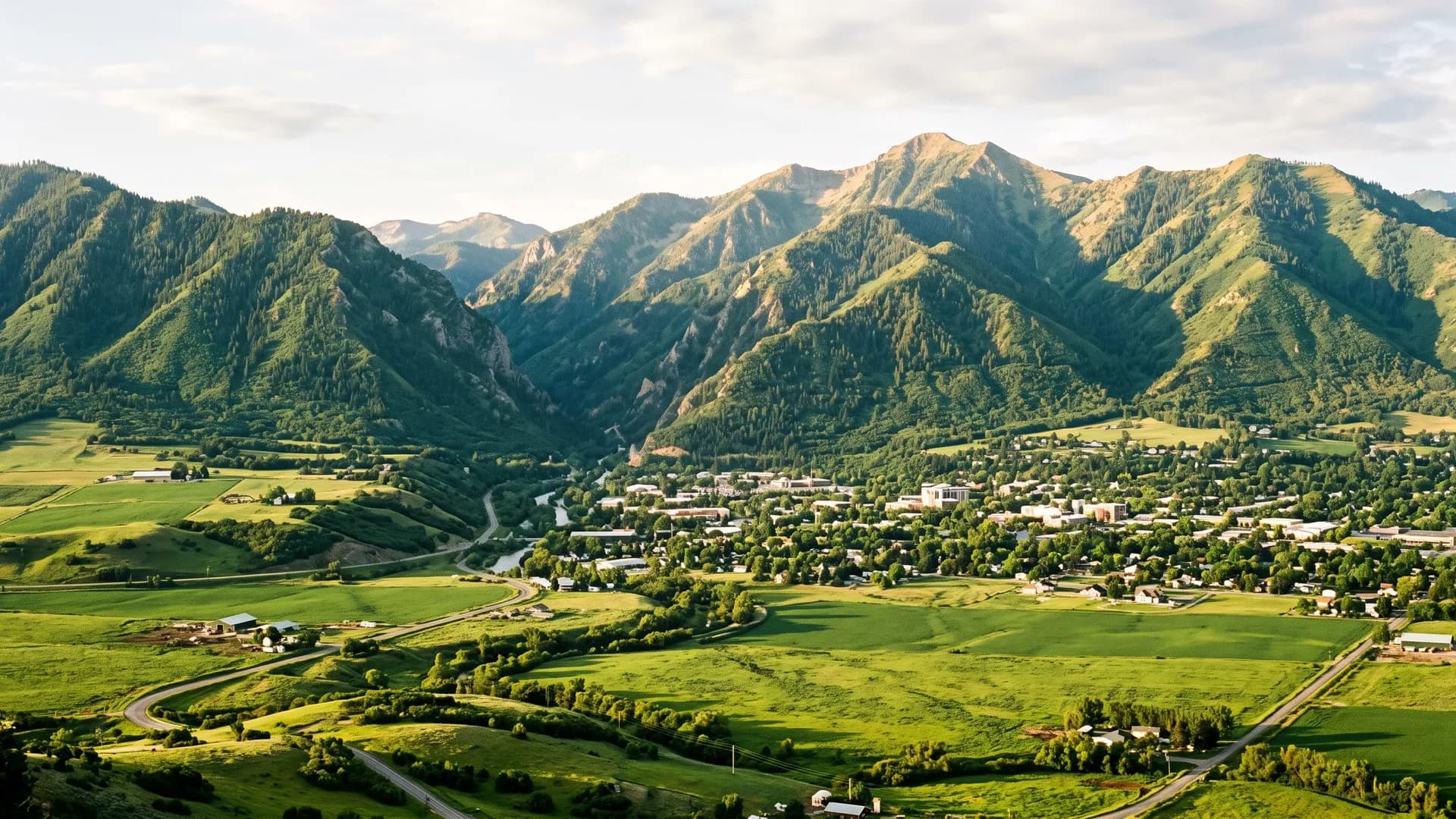 Logan Canyon and the Cache Valley in Logan, Utah, served by our adoption agency
