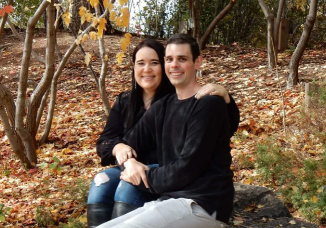 Brent and melissa profile landscape Brent and Melissa